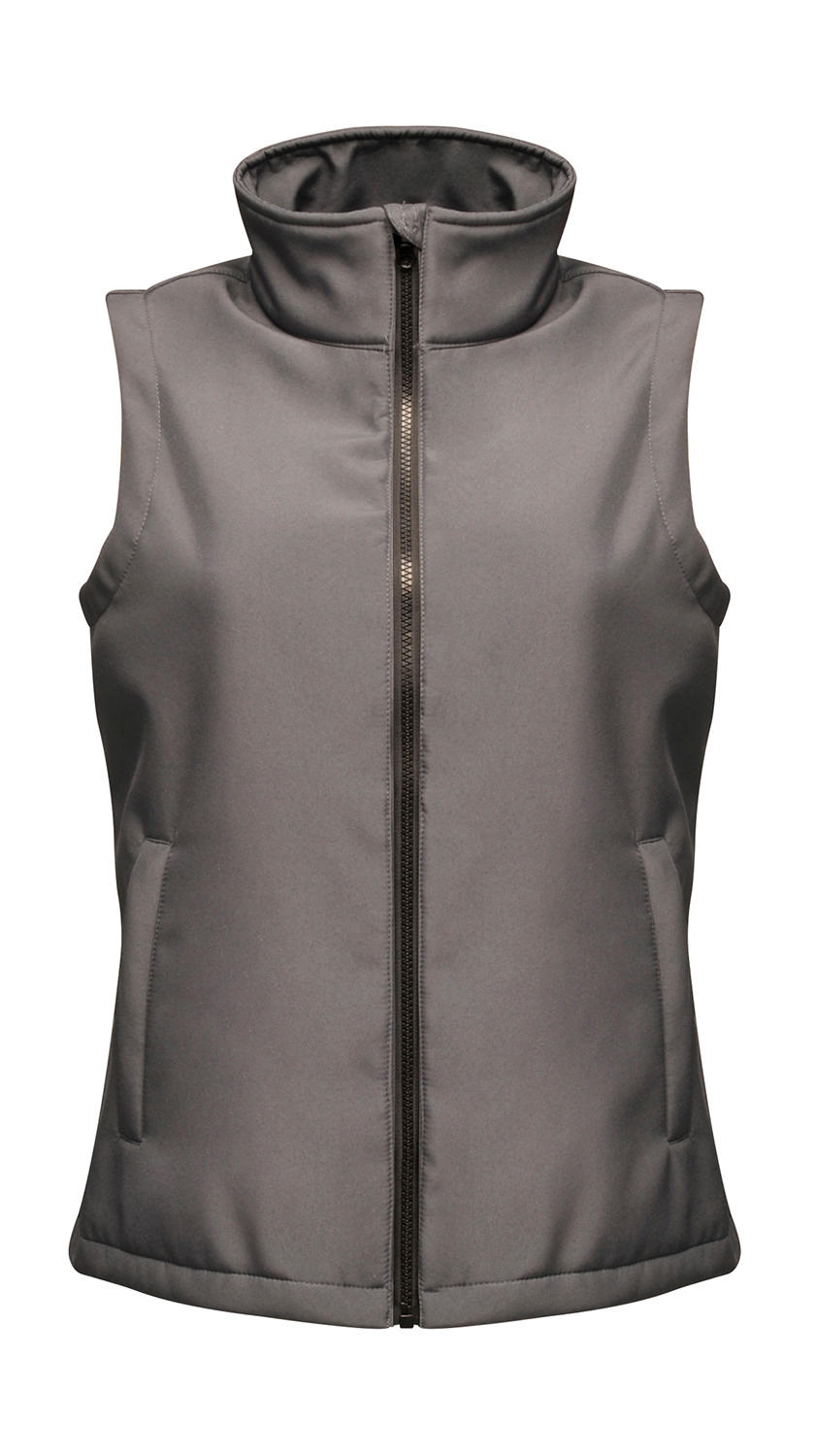 Dámska softshellová vesta Ablaze Printable - seal grey/black