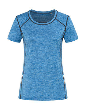 Dámske tričko Recycled Sports-T Reflect - blue heather
