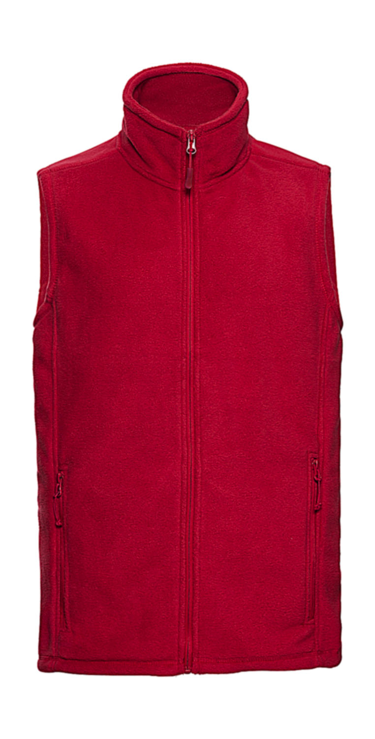 Fleecová vesta - classic red