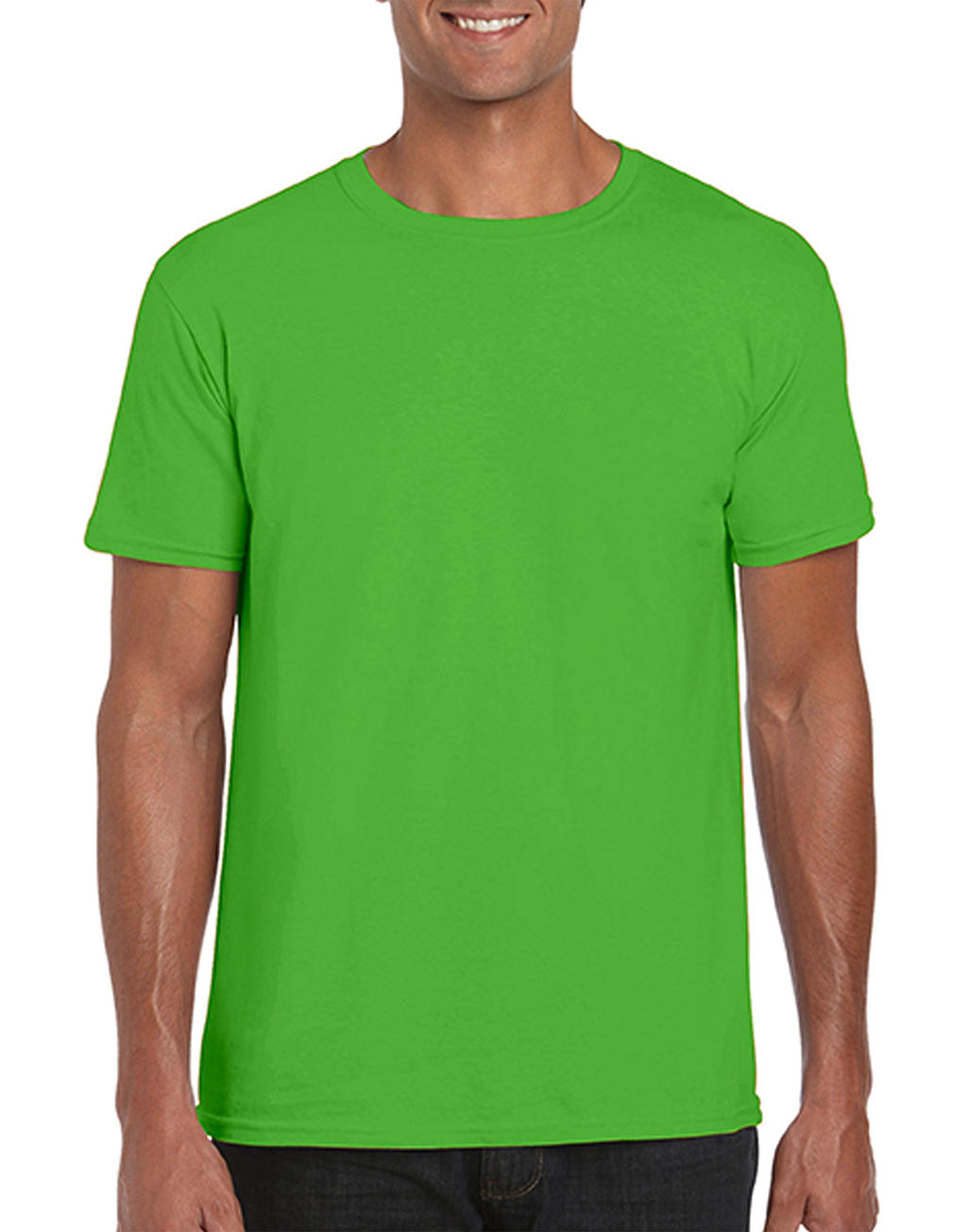 Pánske tričko Softstyle - electric green