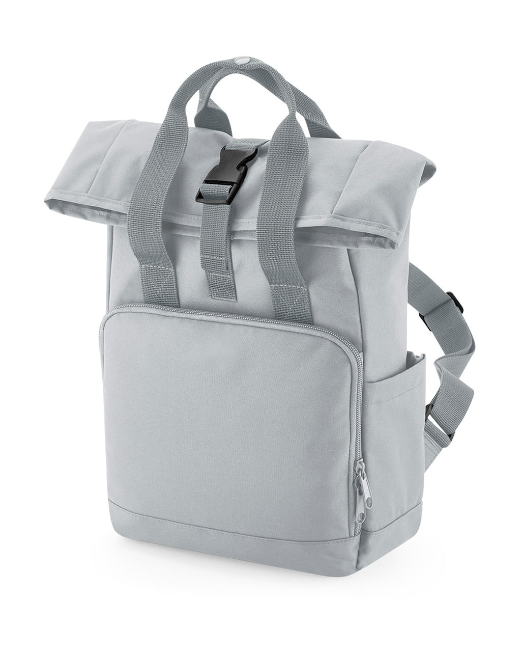 Recyklovaný ruksak Mini Twin Handle Roll-Top - light grey