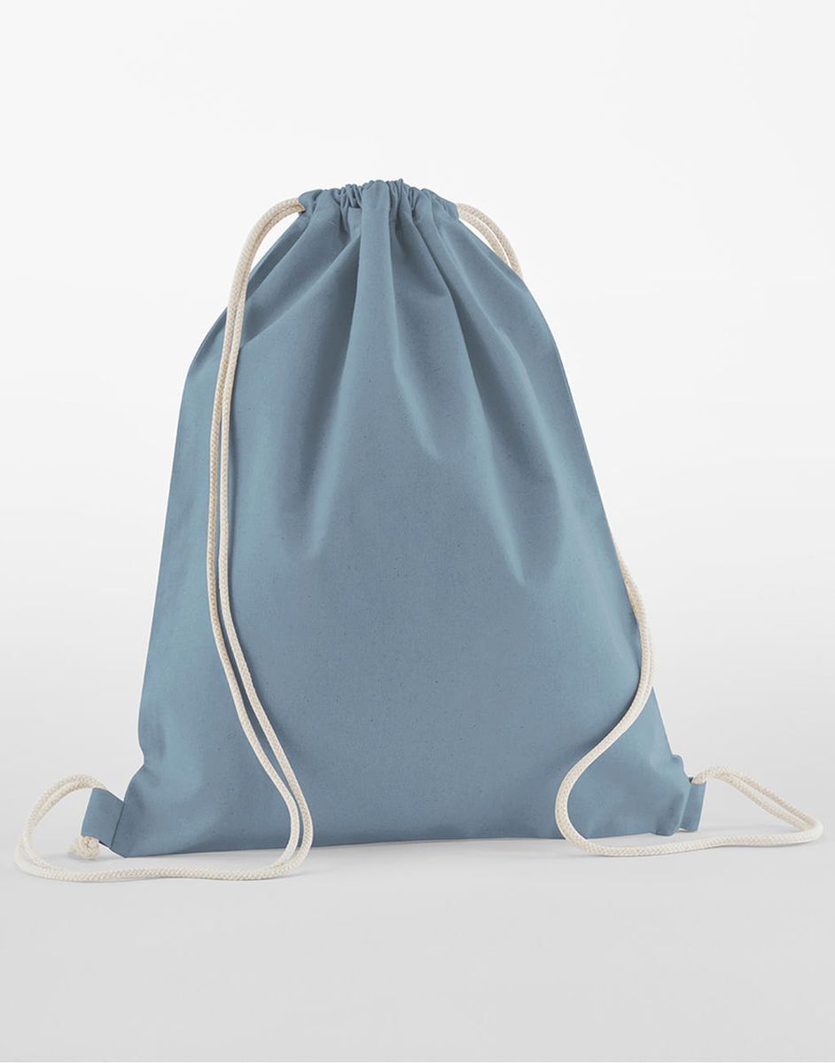 Batoh InCo. Gymsac z organickej bavlny - dusty blue