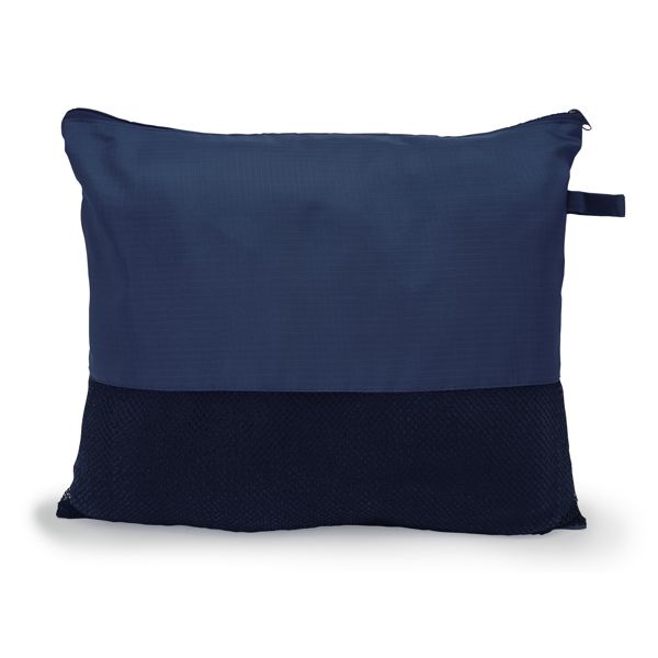 BERING POLAR FLEECE DEKA S VRECKOM NAVY MODRÁ