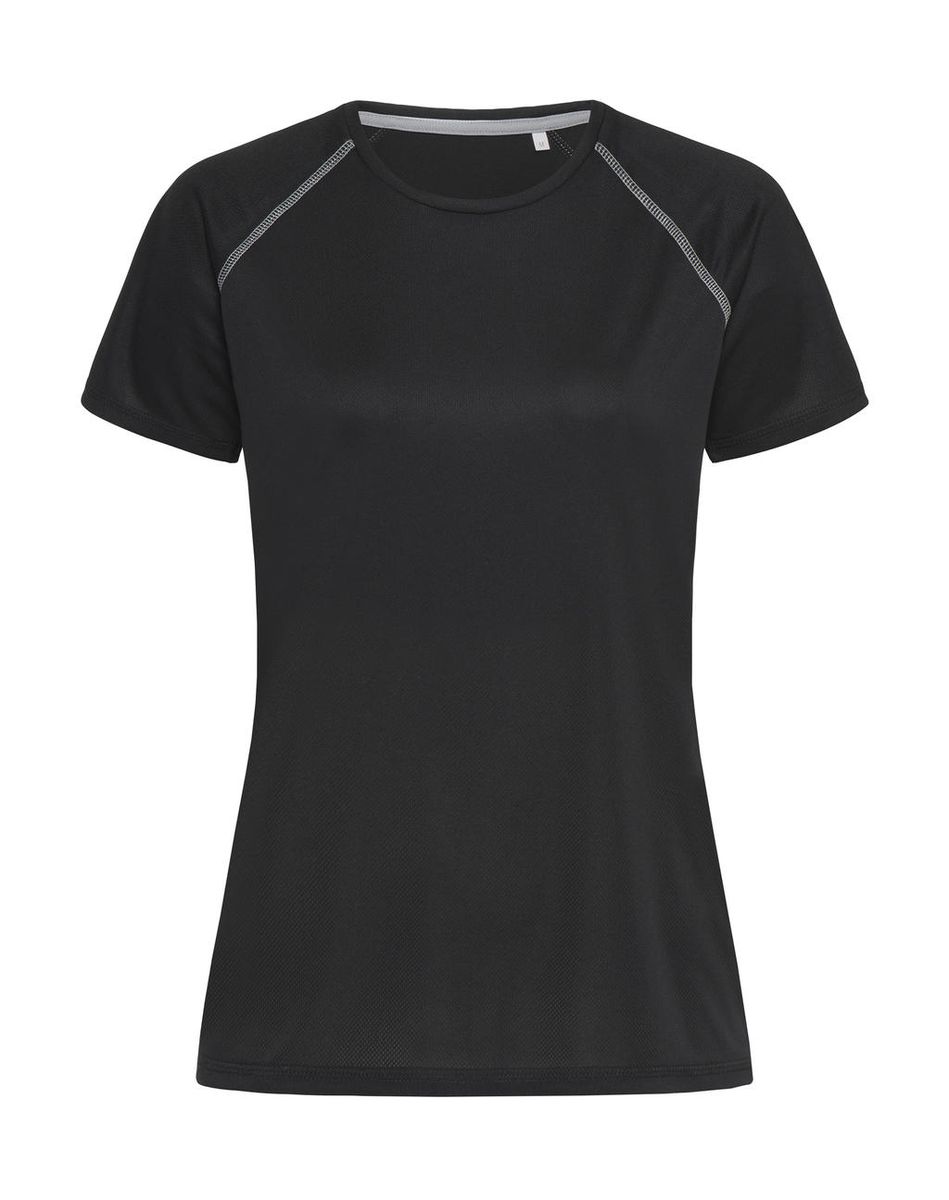 Dámske tričko Active 140 Team Raglan - black opal