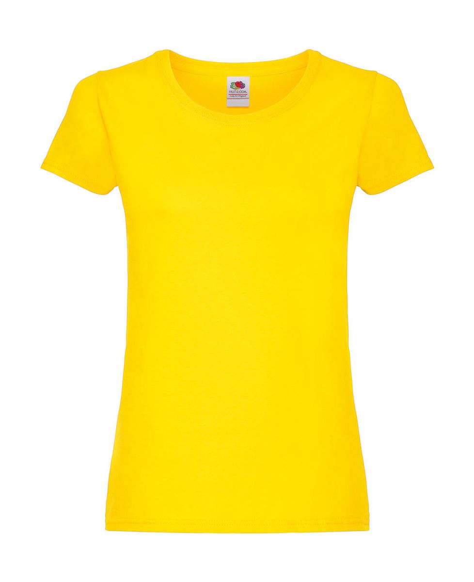 Dámske tričko Lady-Fit Original Tee - yellow