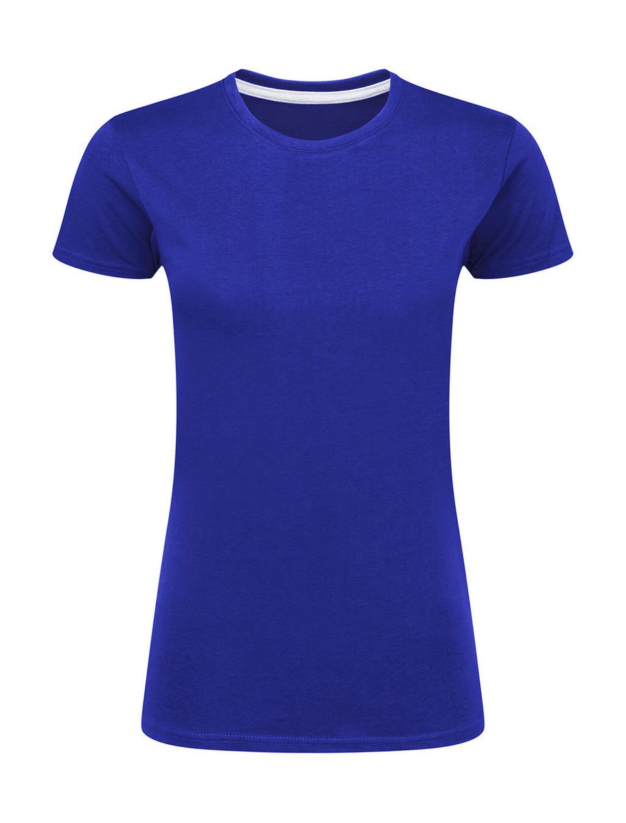 Dokonale potlačiteľné dámske tričko bez štítku - royal blue