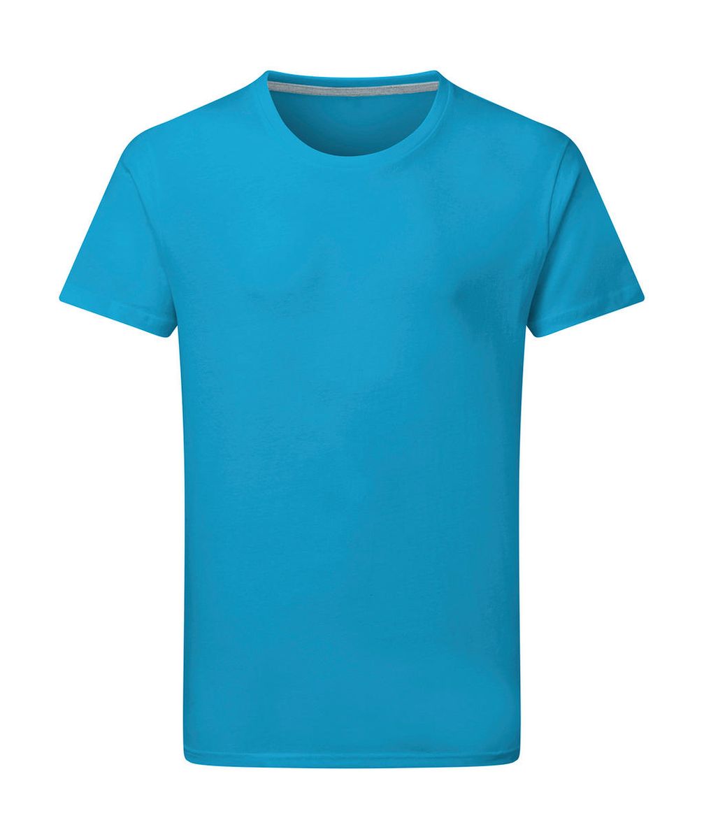 Dokonale potlačiteľné tričko bez štítku - turquoise
