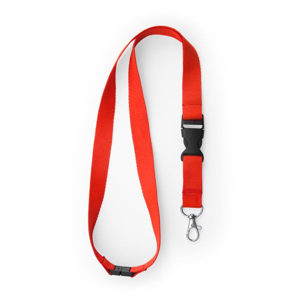 SUBLIMAČNÉ ŠNÚRKY NA KRK HOSTIA LANYARD RED