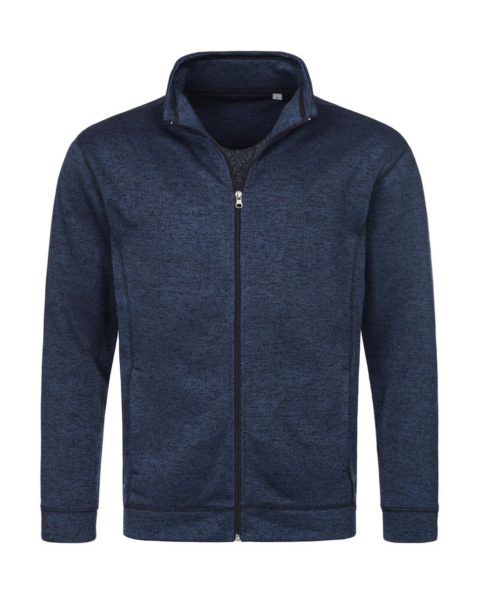 Knit Fleece Jacket - marina blue melange