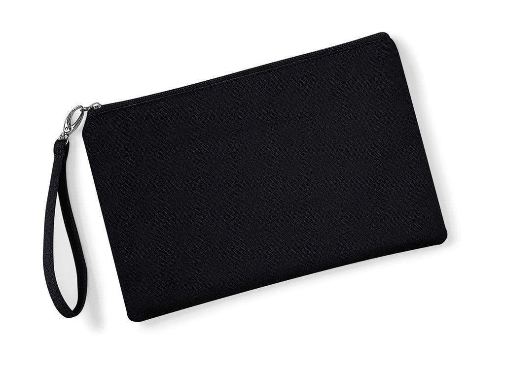 Kozmetická taštička Canvas Wristlet Pouch - black/black