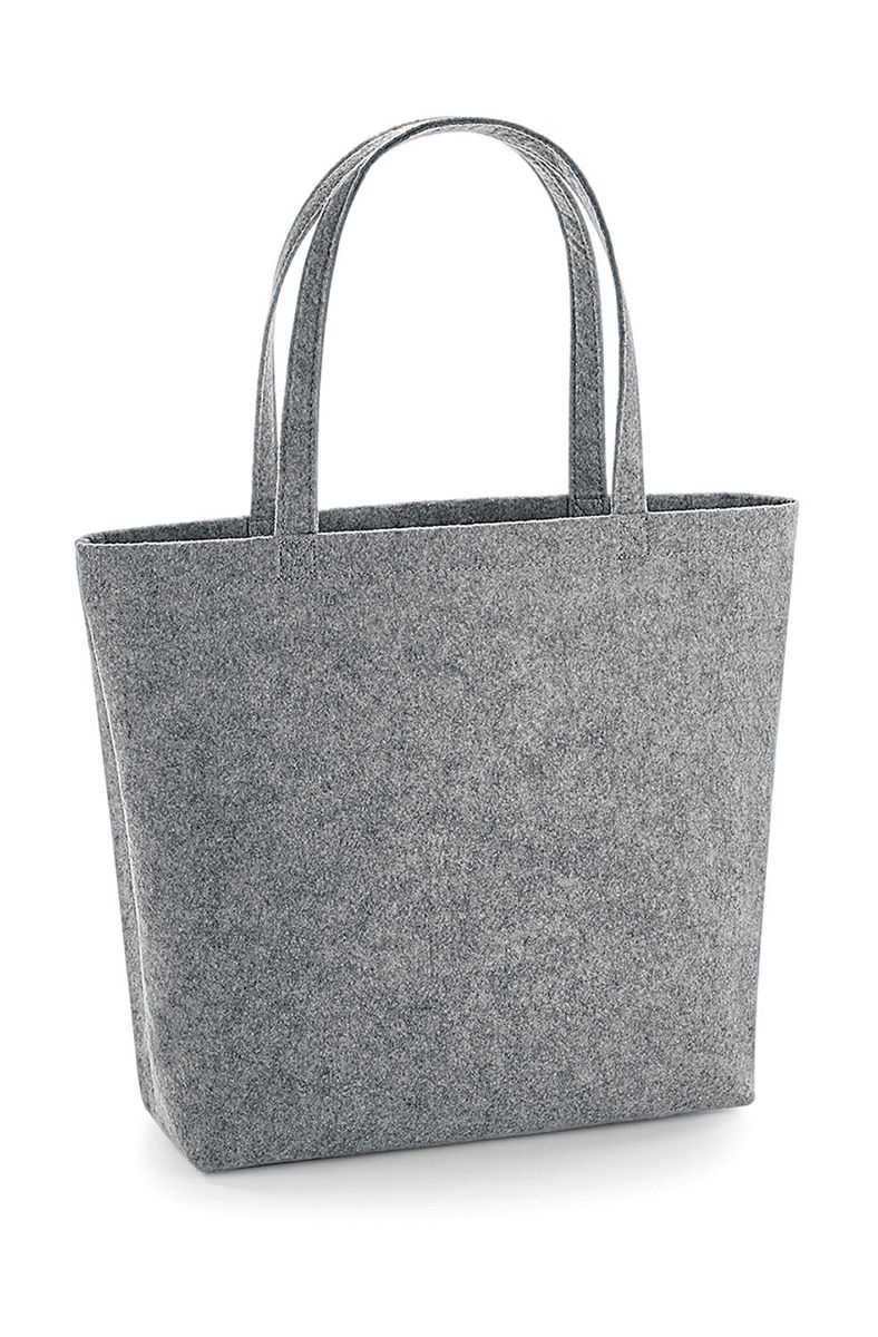 Plstený Shopper - grey melange