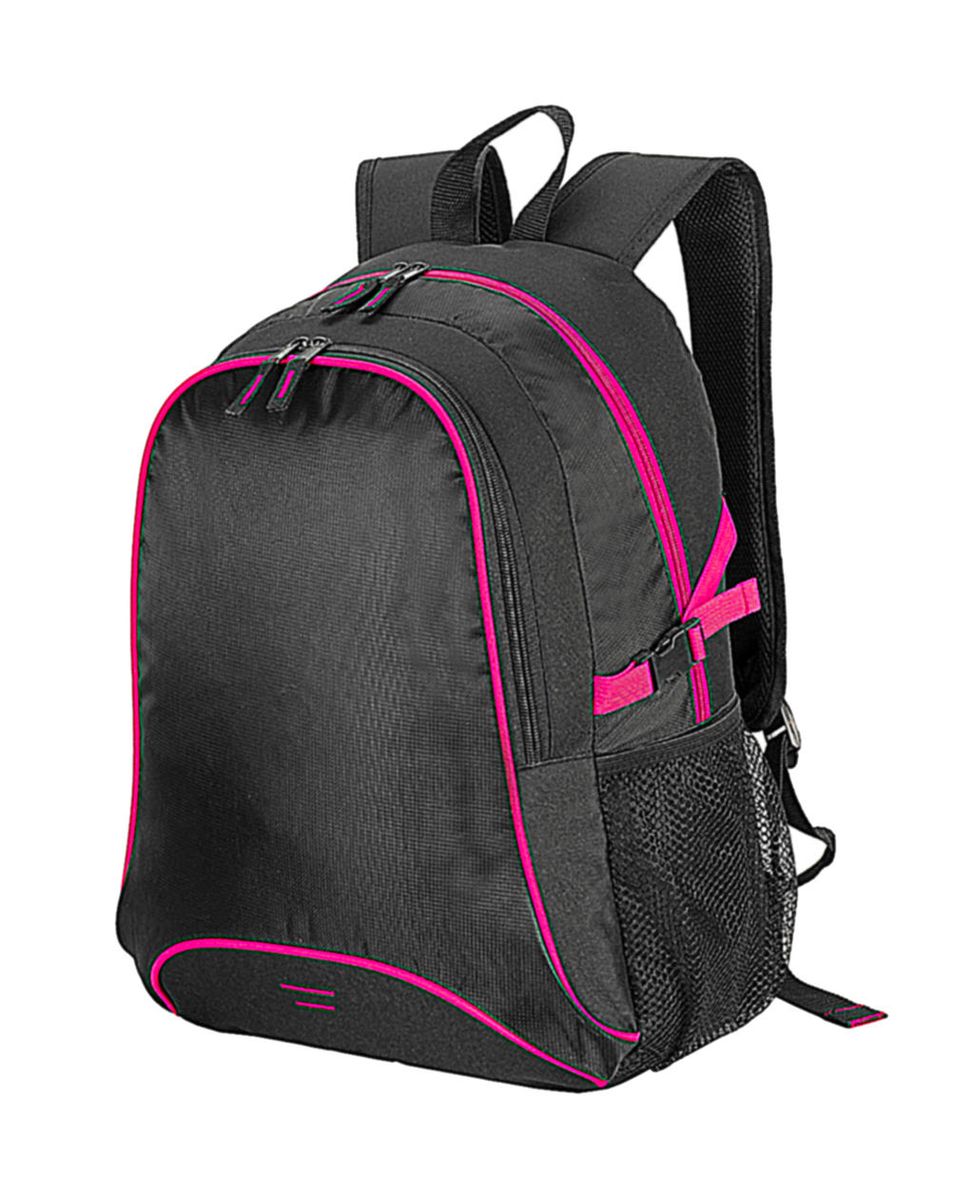 Ruksak Basic Osaka - black/hot pink