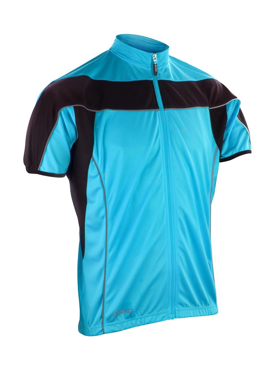 Top so zipsom - aqua/black