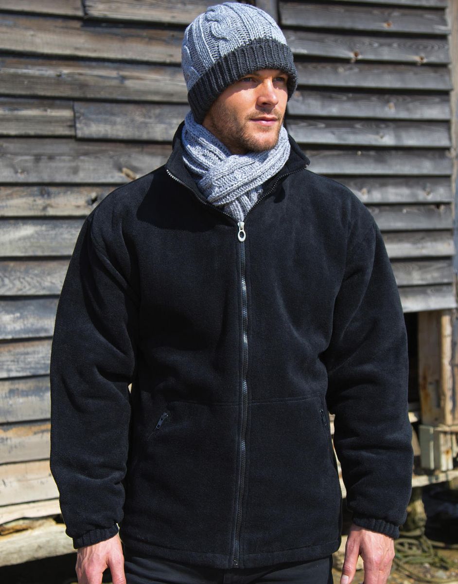 Zimná prešívané fleecová bunda Core Polartherm™ - black