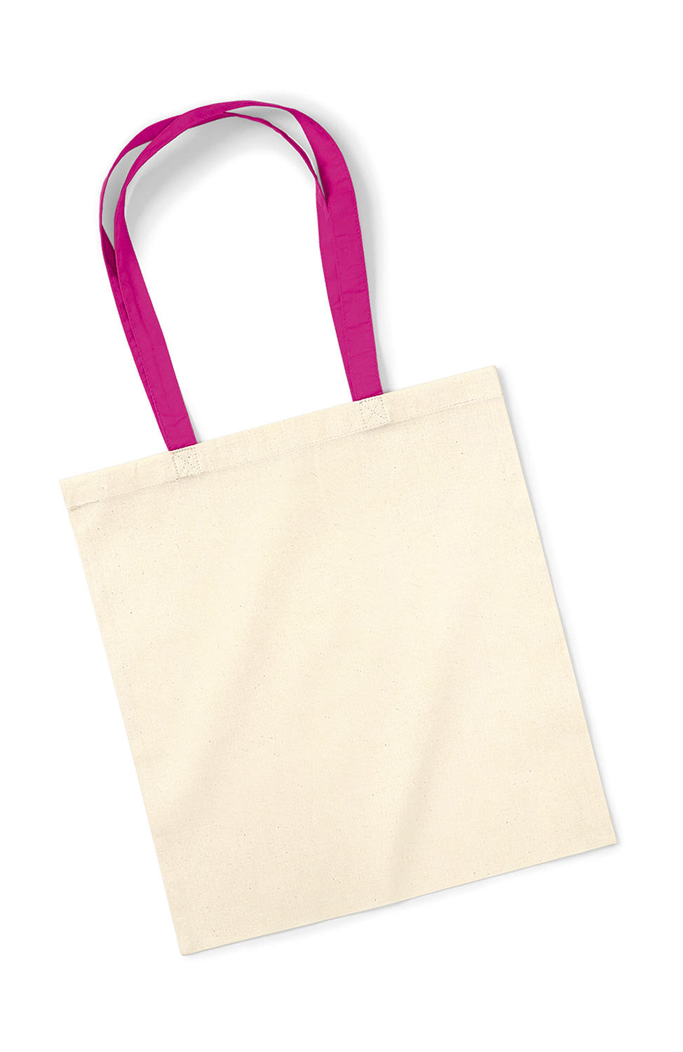 Taška Bag for Life - Contrast Handles - natural/fuchsia
